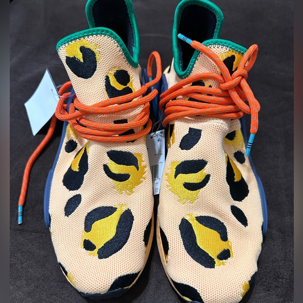 Adidas NMD Hu Pharrell animal print leopard pulse amber
